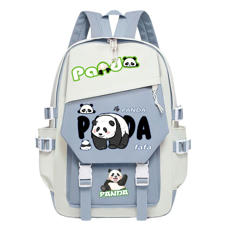 TIOZONEY - Mochila escolar panda para estudiantes
