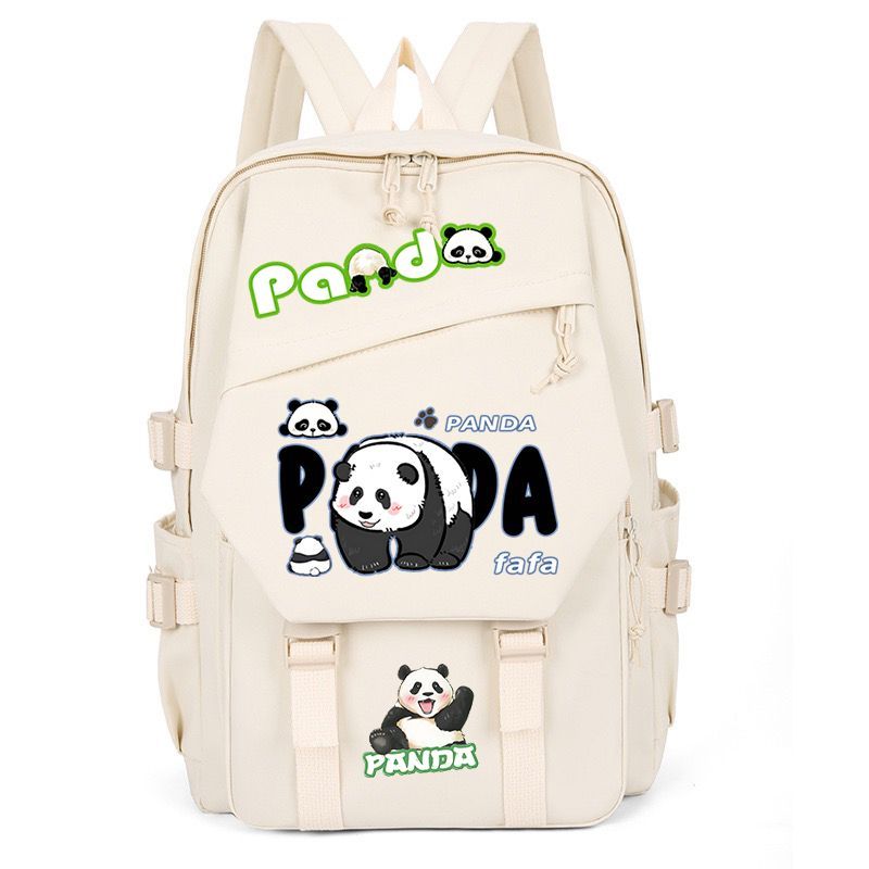 TIOZONEY - Mochila escolar panda para estudiantes