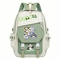 TIOZONEY - Mochila escolar panda para estudiantes