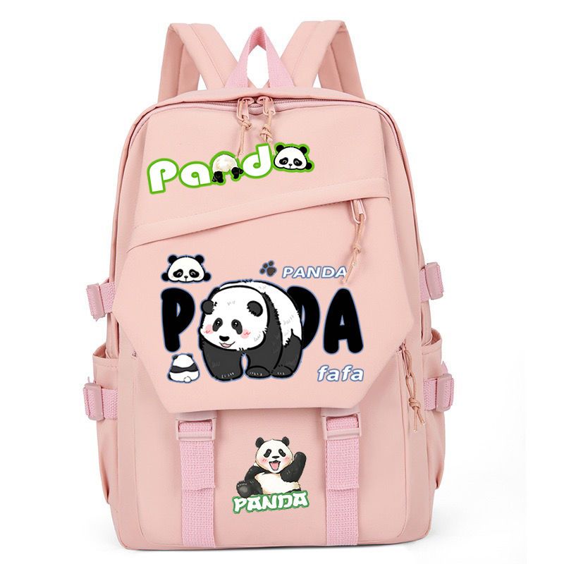 TIOZONEY - Mochila escolar panda para estudiantes