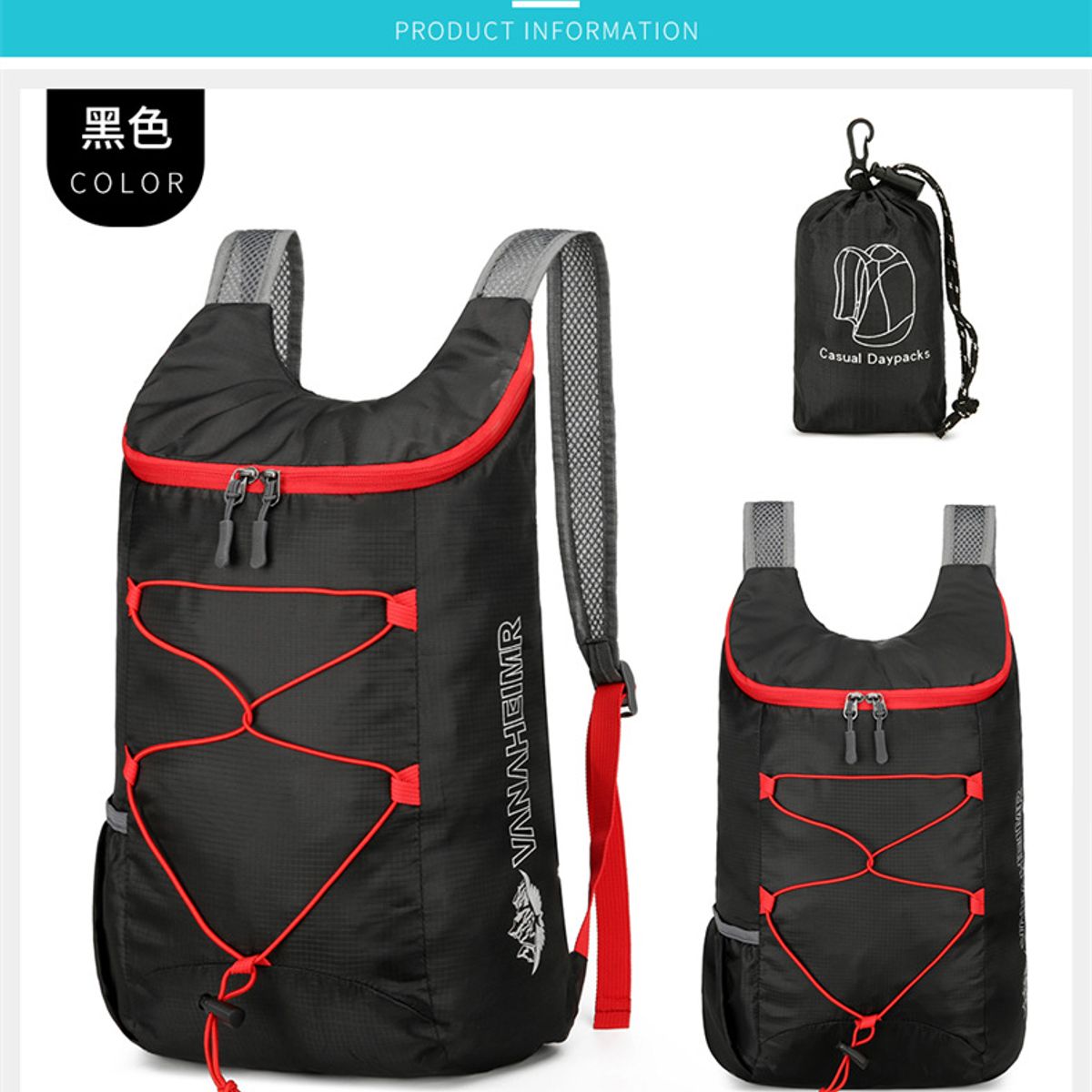 TIOZONEY - Mochila Impermeable Para Camping Trekking Y Viajes