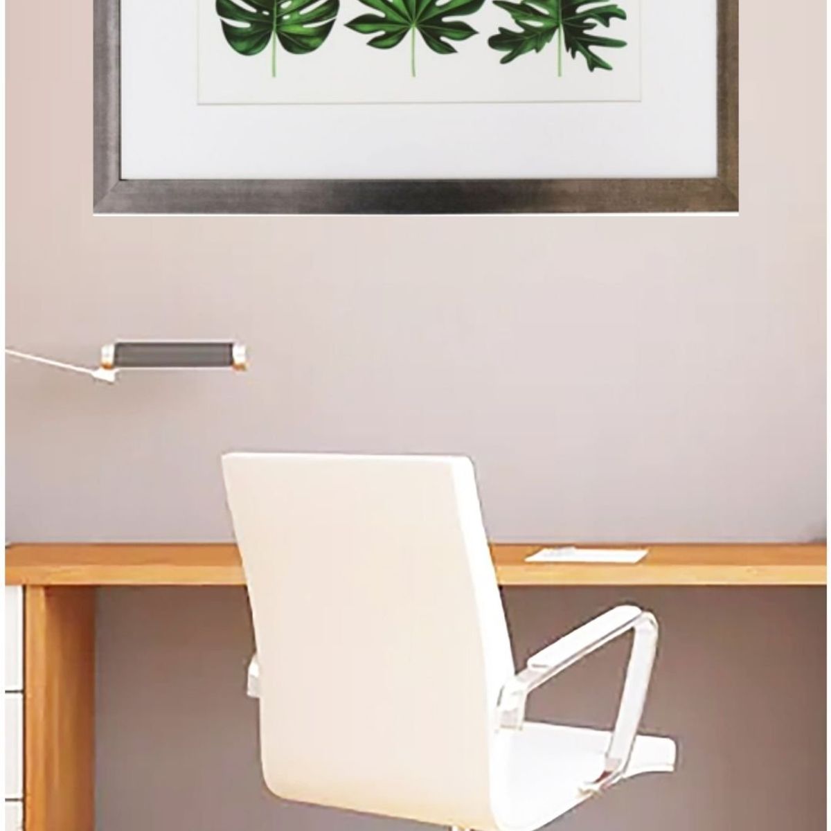 RONDA - Cuadro de 3 hojas verdes 40x60