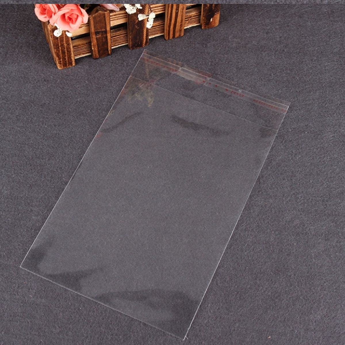 GENERICO - 50 Bolsas De Celofán 70 Micrones, 12 x 20 Cms. Resellables