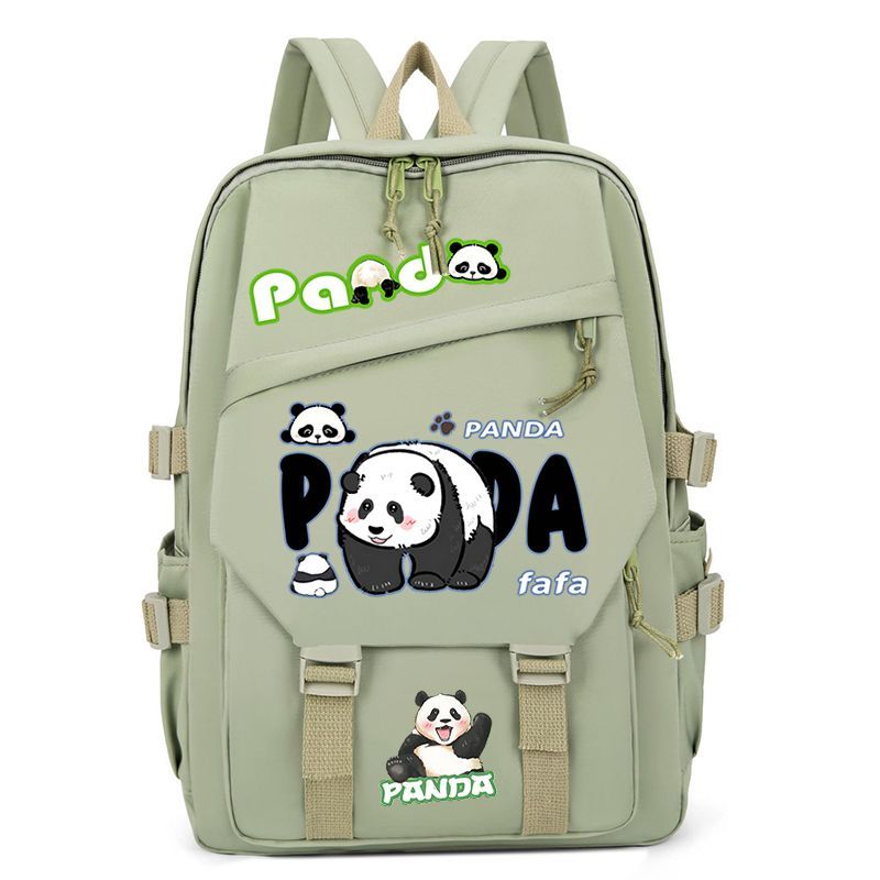 TIOZONEY - Mochila escolar panda para estudiantes
