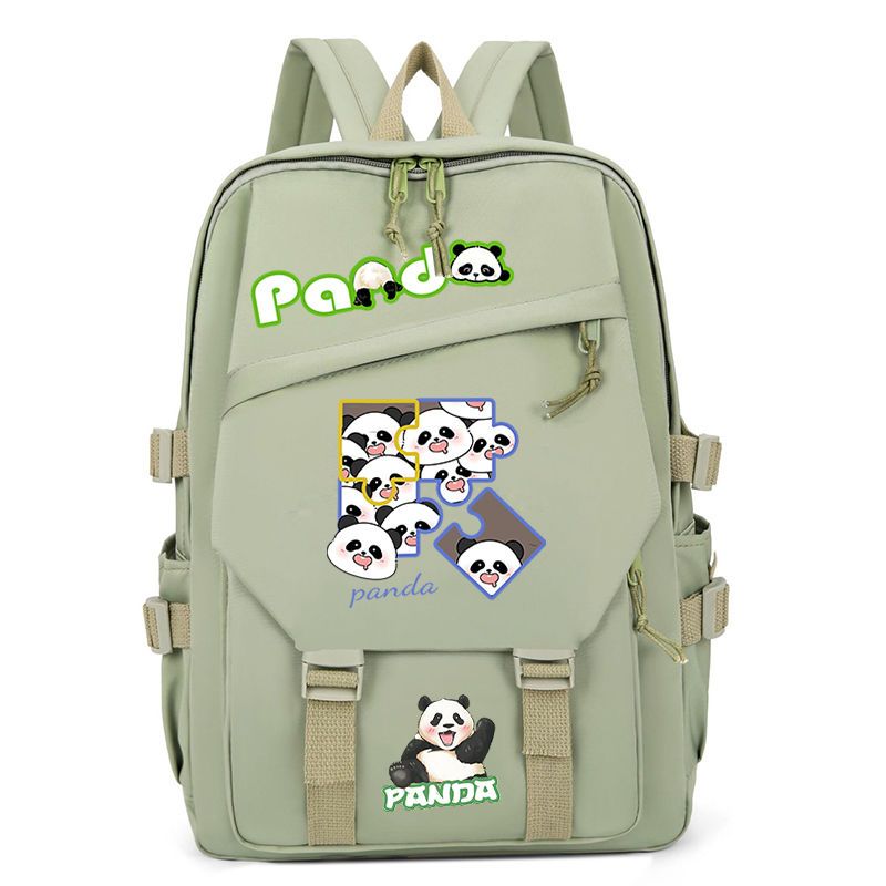 TIOZONEY - Mochila escolar panda para estudiantes