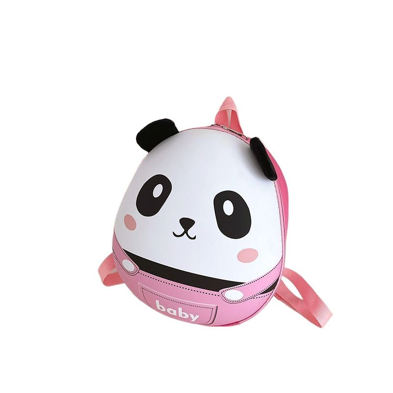 TIOZONEY - Mochila escolar panda rígida