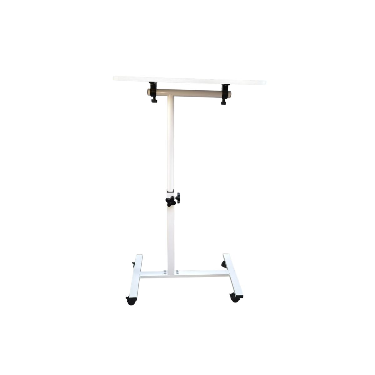 GENERICO - Mesa con Ruedas para Cama Plegable - Color Blanco