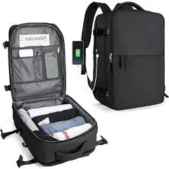 TIOZONEY - Mochila de viaje para mujeres hombros