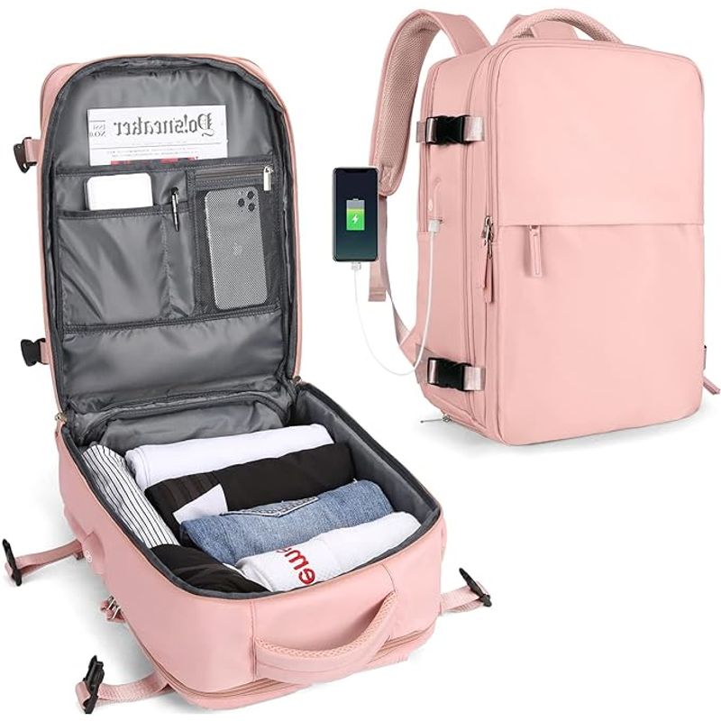 TIOZONEY - Mochila de viaje para mujeres hombros
