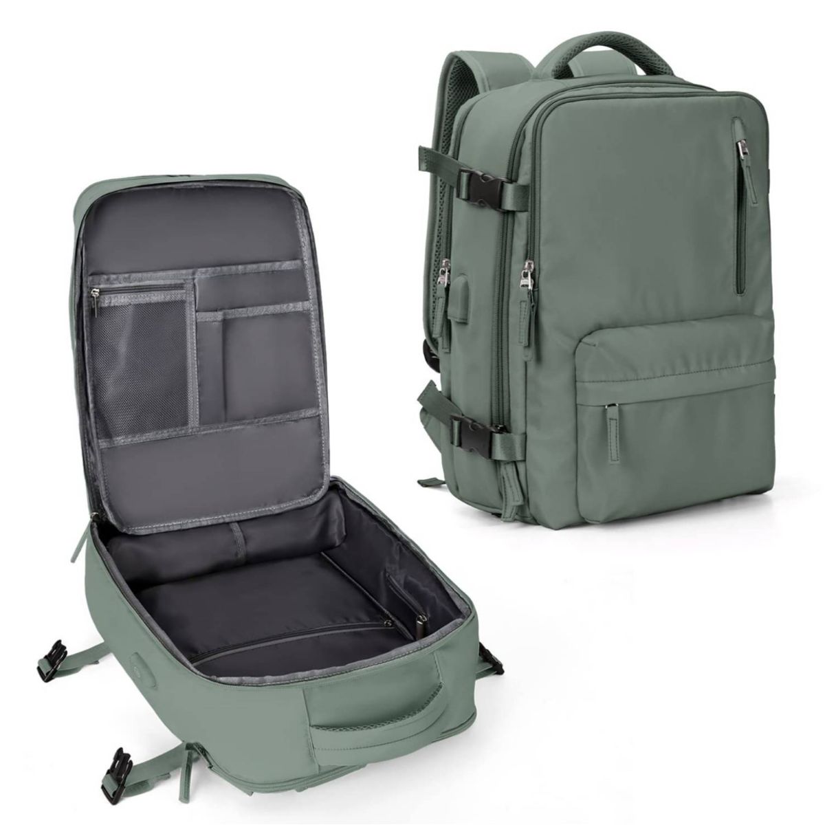 TIOZONEY - Mochila de viaje para mujeres hombros