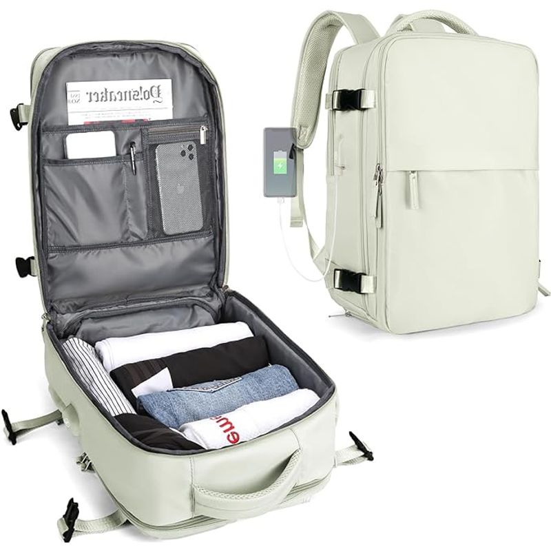 TIOZONEY - Mochila de viaje para mujeres hombros