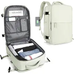 TIOZONEY - Mochila de viaje para mujeres hombros