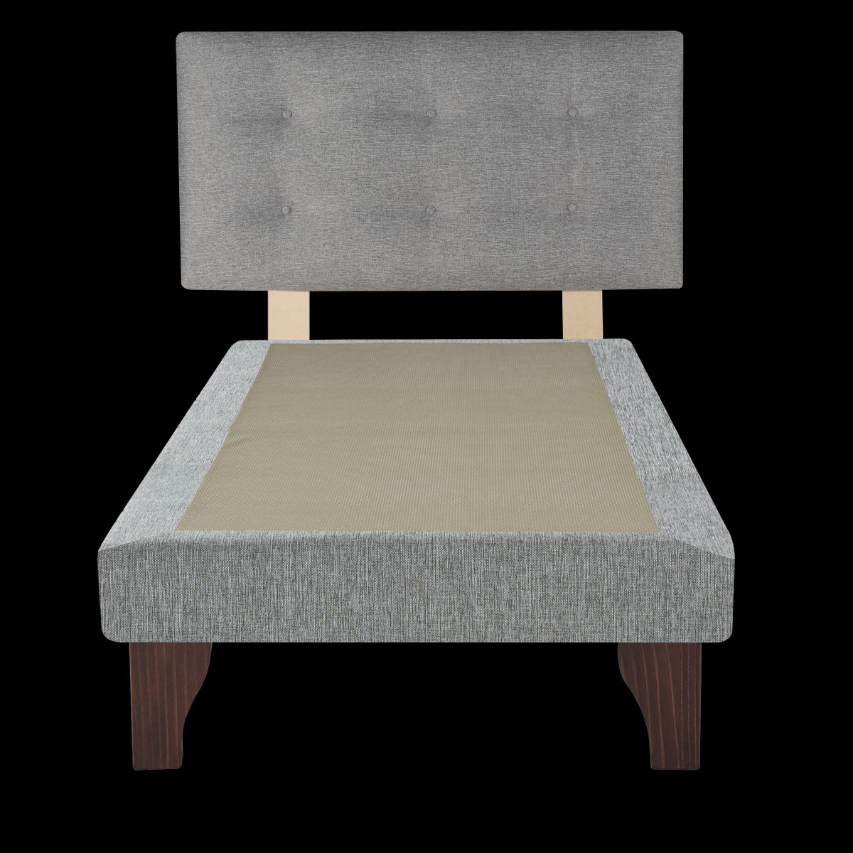 GAEX - BASE CON RESPALDO 1 PLAZA 90X190 CM