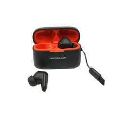 TECNOLAB - Audifonos inalambricos Bluetooth led TWS con correa Black