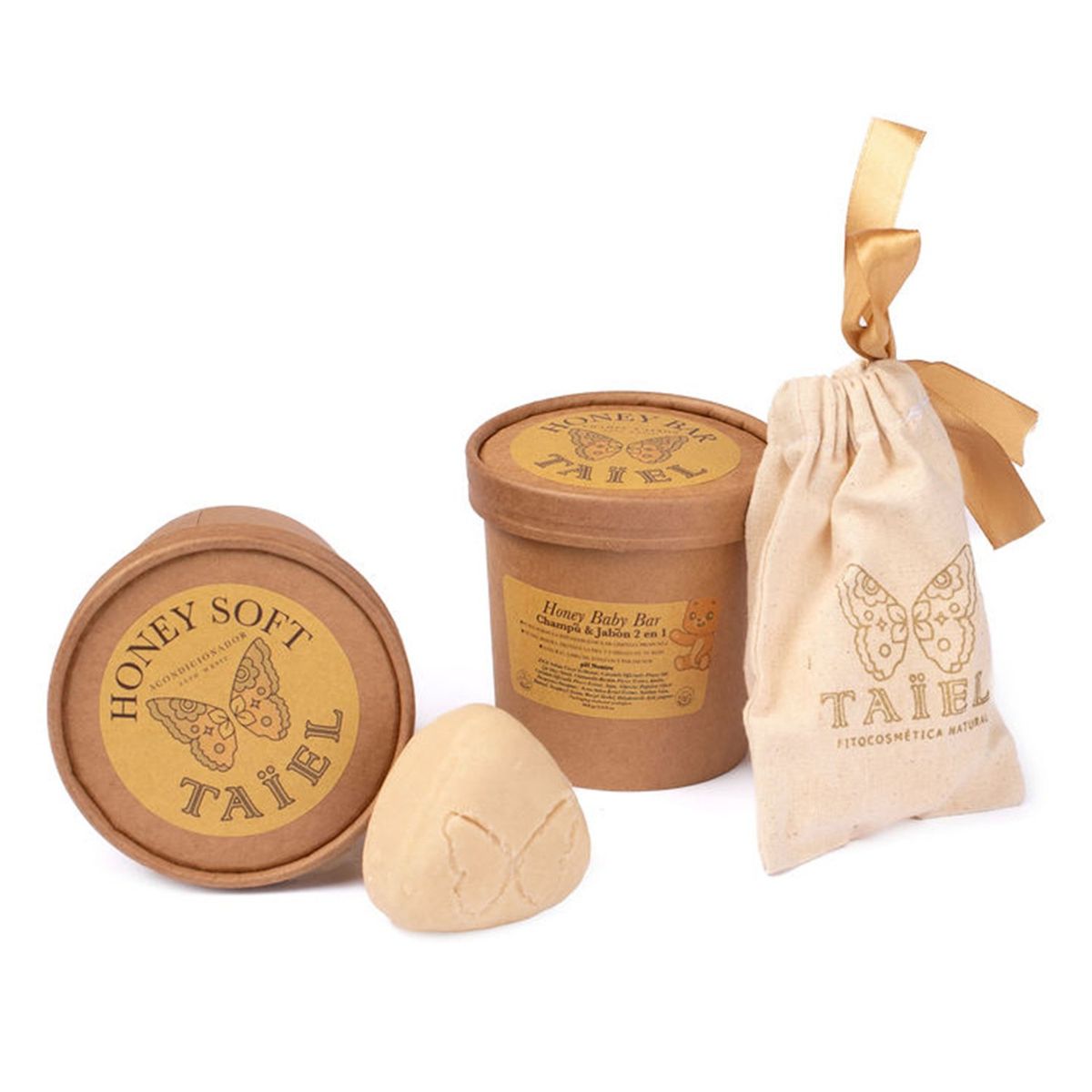 TAIEL - PACK CHAMPÚ-JABÓN Y ACONDICIONADOR BEBÉ 100% NATURAL