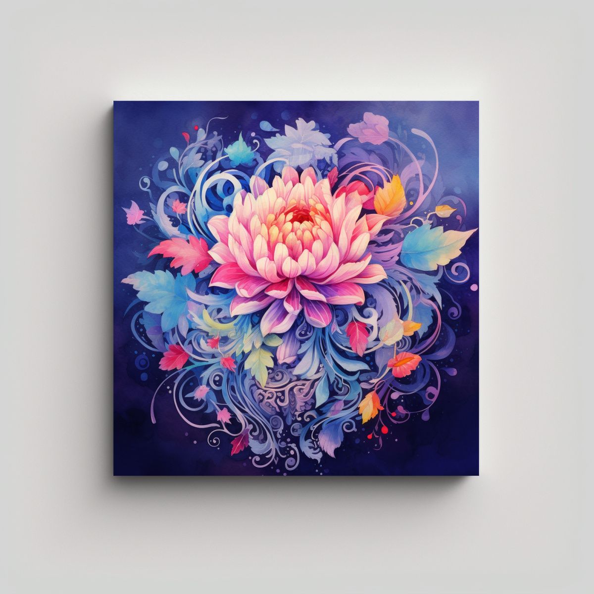 Belleza Natural Cuadro Vintage Ilustración 80x80 Cm, marca GENERICO - Foto Principal