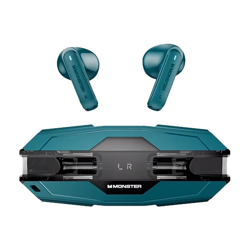 MONSTER - AUDIFONO MONSTER  INALÁMBRICOS XKT08PRO GREEN