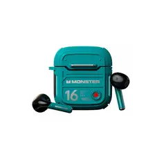 MONSTER - AUDIFONO EARBUD INALÁMBRICOS XKT16 GREEN