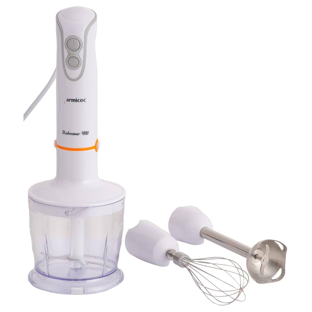 MARMICOC - Batidora De Inmersion Verticar Minipimer 600W Turbo MA-4100 Marmicoc