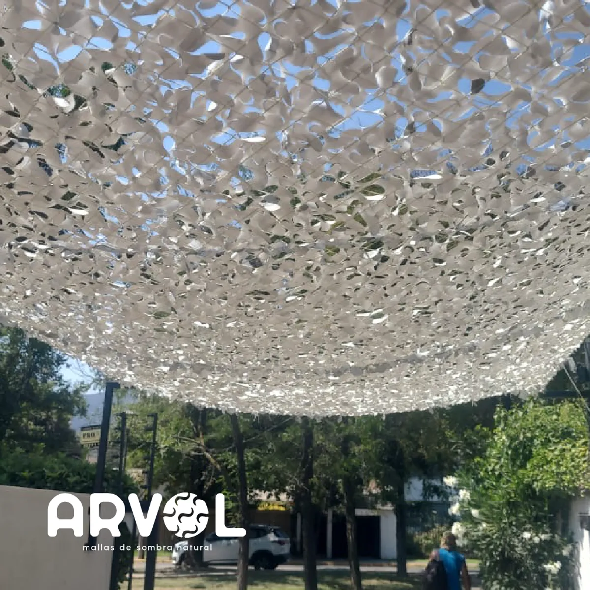 CAMONET - Malla de Sombreo Natural ARVOL 3x5 Snow