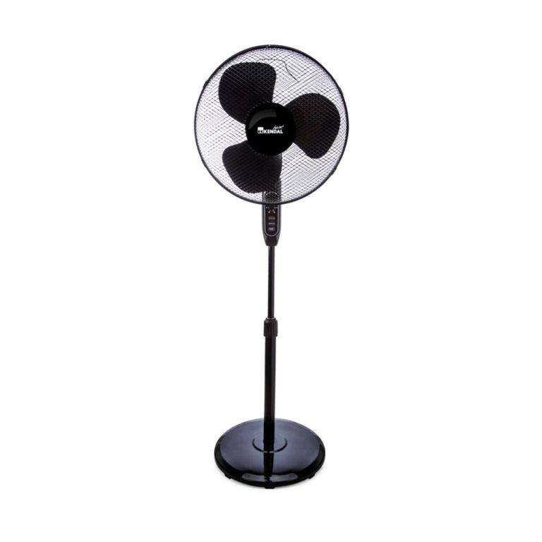 KENDAL Ventilador De Pie 16 Pulgadas 3Vel Control Remoto Negro KFR-16P