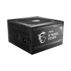MSI - Fuente de Poder MAG A750GL PCIE5 750W Modular 80+ Gold