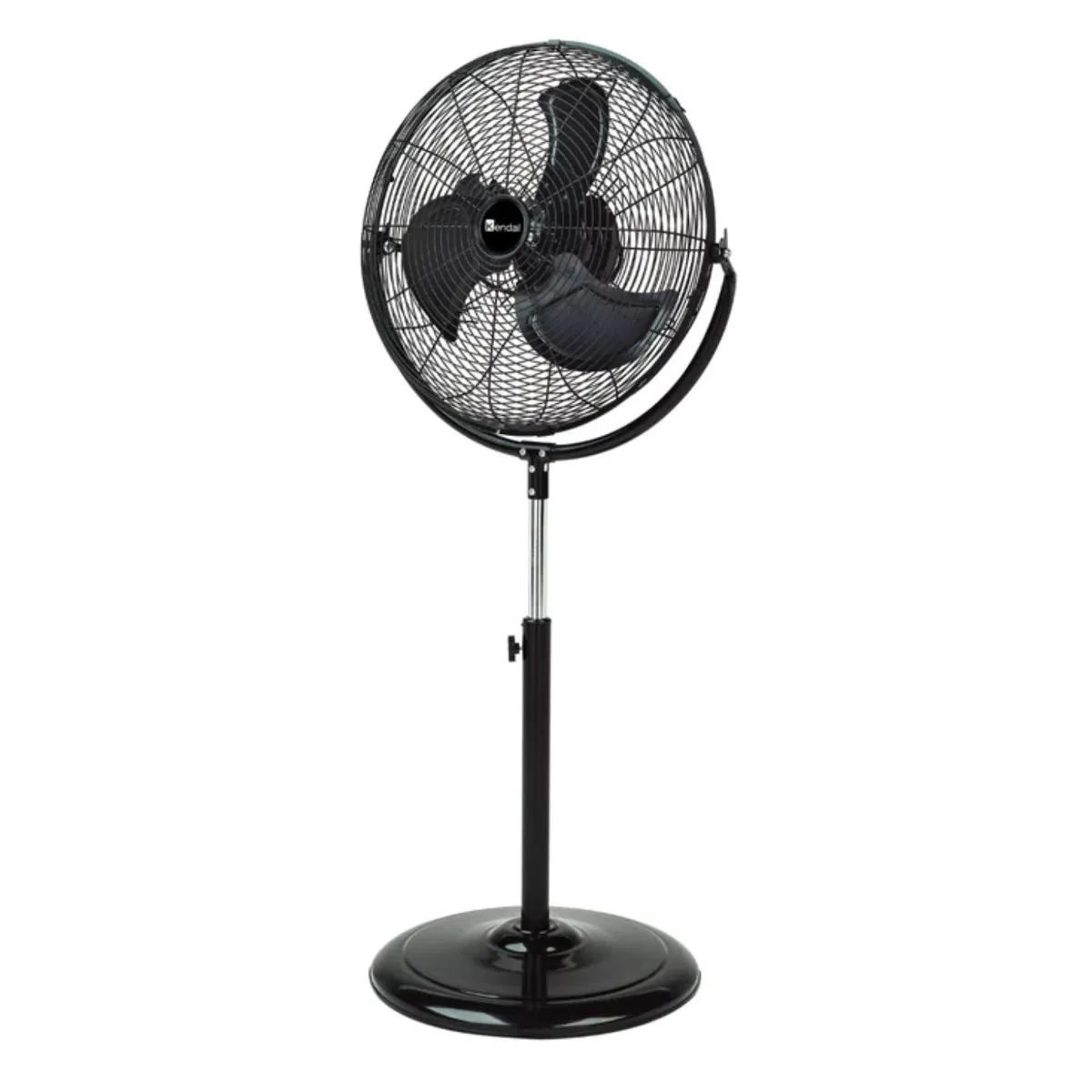 KENDAL - Ventilador Industrial De Pie 20 Pulgadas 200W Negro FES-50 Kendal