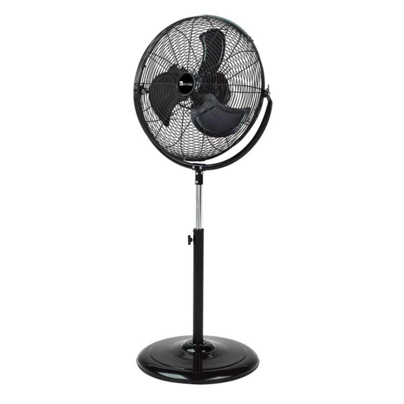 KENDAL - Ventilador Industrial De Pie 20 Pulgadas 200W Negro FES-50 Kendal