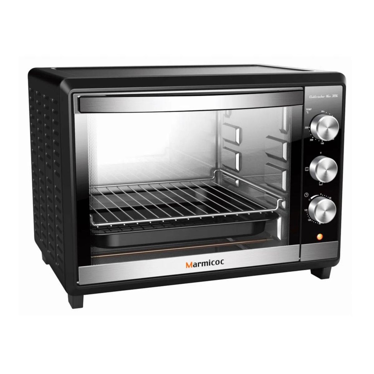 MARMICOC - Horno Electrico 30 Litros 1600W Negro MA-3856 Marmicoc