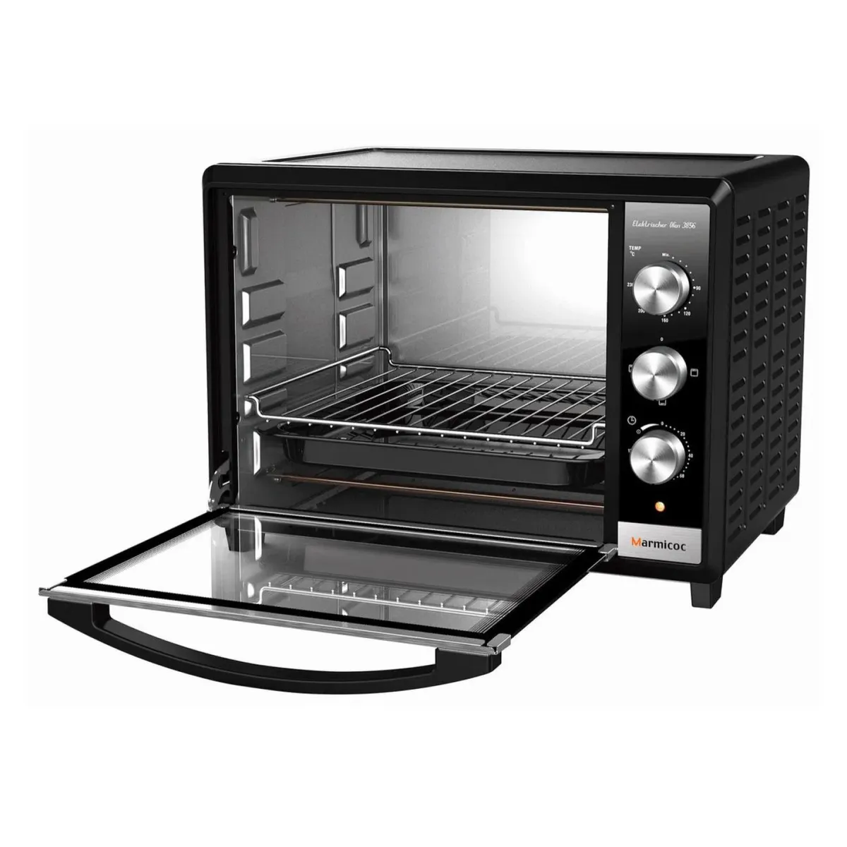 MARMICOC - Horno Electrico 30 Litros 1600W Negro MA-3856 Marmicoc