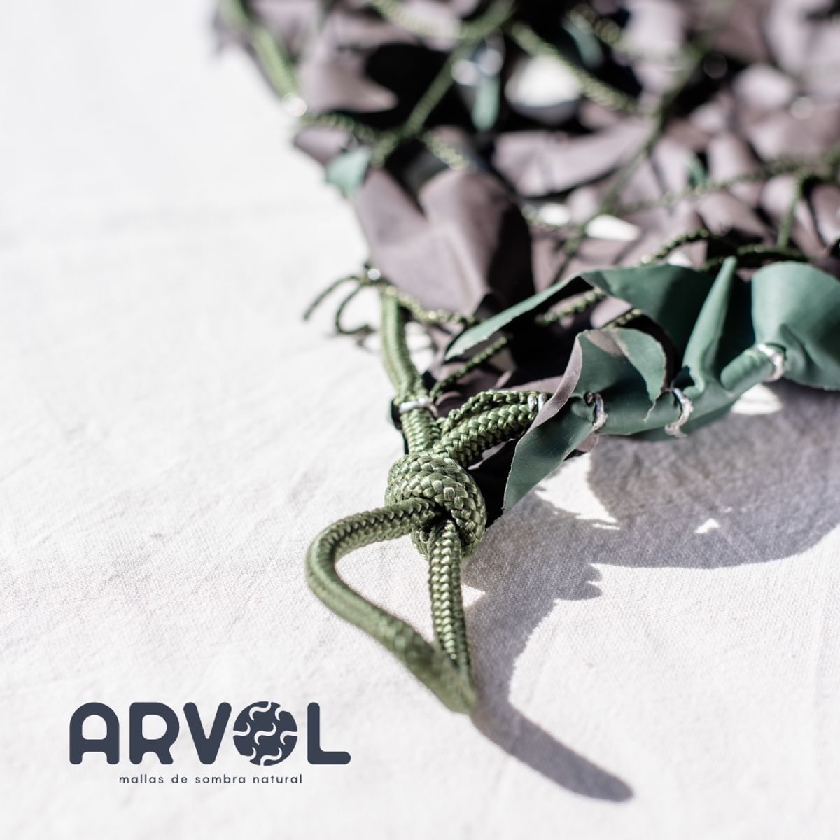 CAMONET - Malla de Sombreo Natural ARVOL 4x4 Green Brown