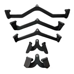 GENERICO - Set Agarres Polea Ergonómicos Gym - 5 Accesorios