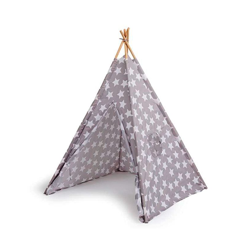 GENERICO - Carpa Infantil Casa India Estrellas Gris  RE1133WSF