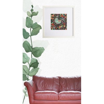 Imagen 2 del producto Cuadro pajarito multicolor 50x50