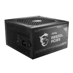 MSI - Fuente de Poder MAG A850GL PCIE5 850W Modular 80+ Gold