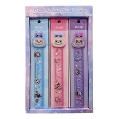 GENERICO - Regla 15 Cm. La Bubu Kawaii, Escolar Fácil De Llevar