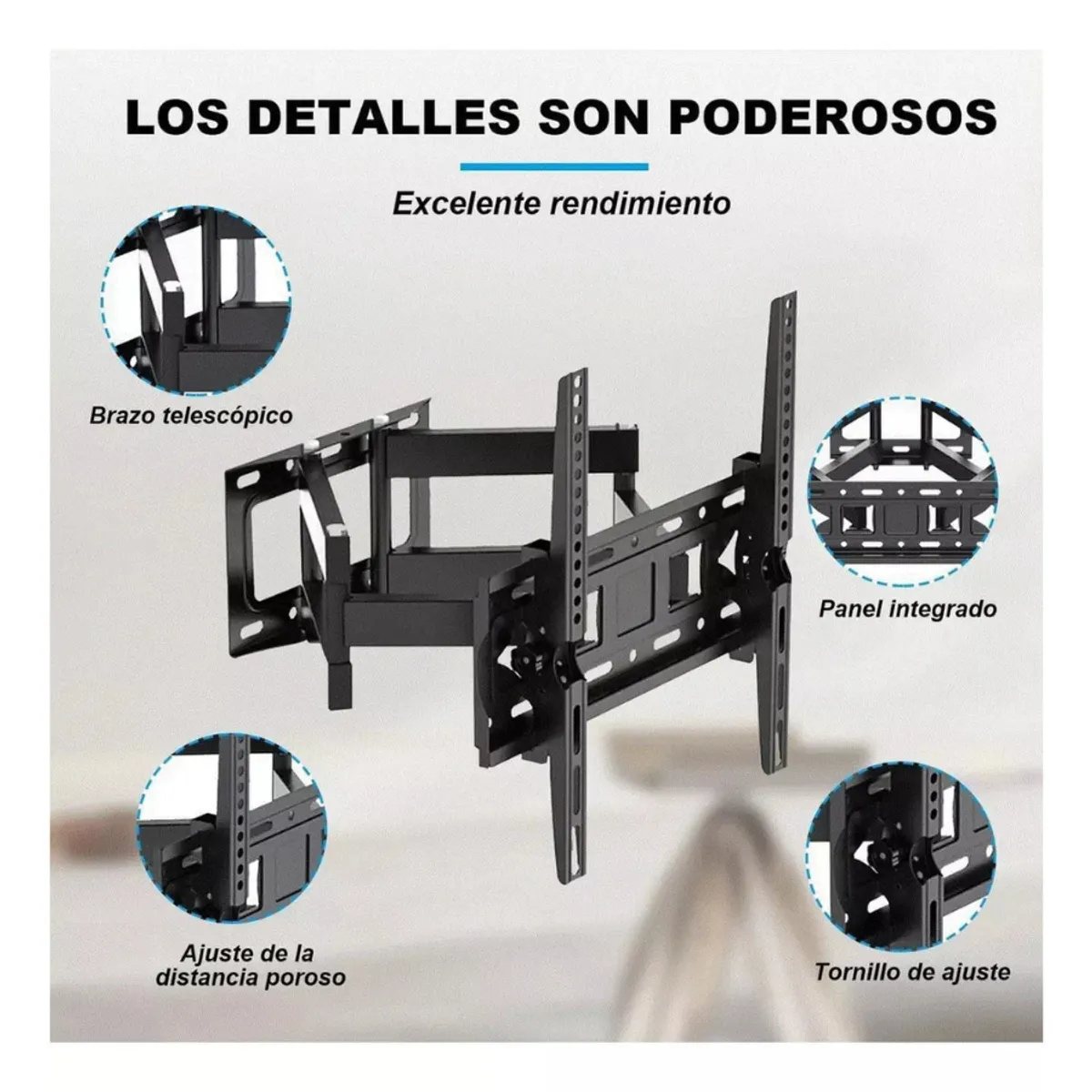 IRM - Soporte Tv Para Tabique Inclinable 32 A 80 Pulgadas