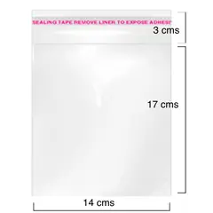 GENERICO - 50 Bolsas De Celofán 70 Micrones, 14 x 20 Cms. Resellables