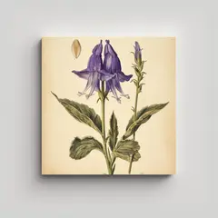 GENERICO - Bellflower Botánica Detallada Elegante 90x90 Cm