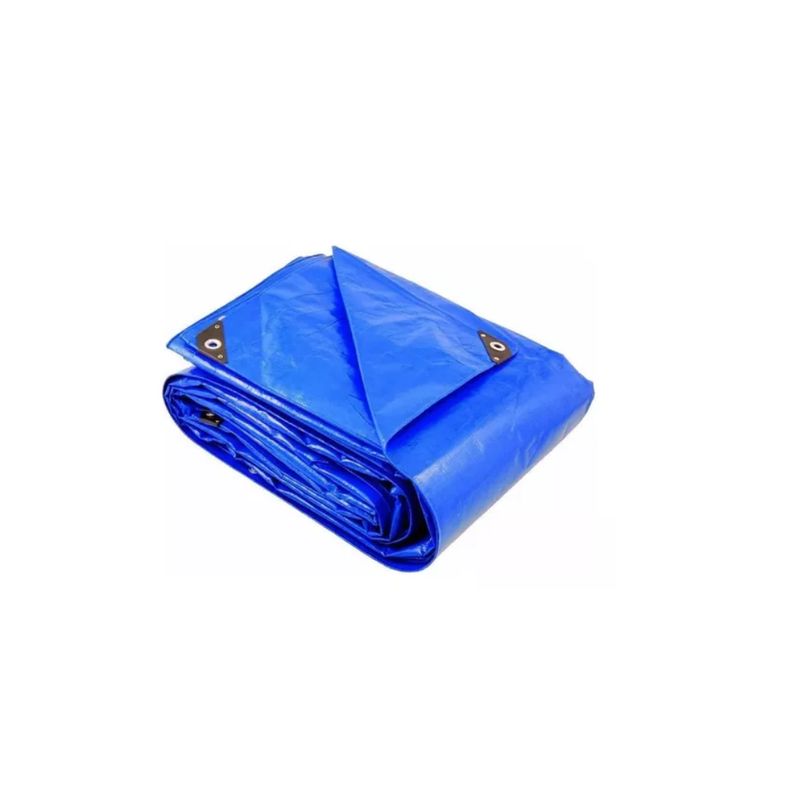 GENERICO - Lona Carpa Multiuso Impermeable 2x3 Mts Azul Con Ojetillos
