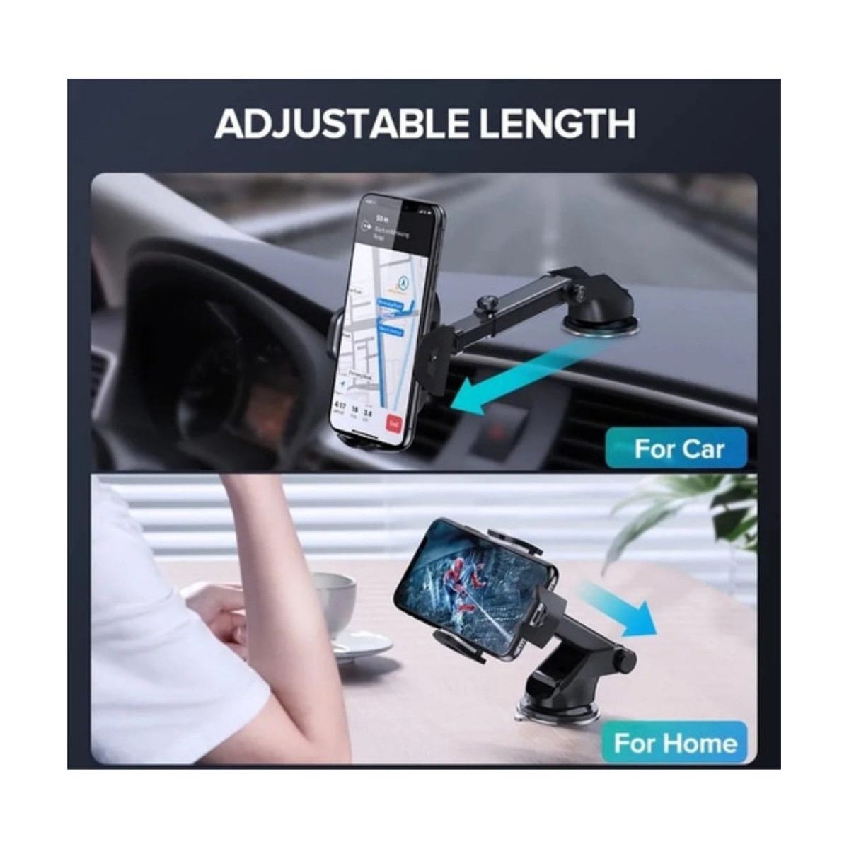 GENERICO - Soporte de teléfonos para autos camiones