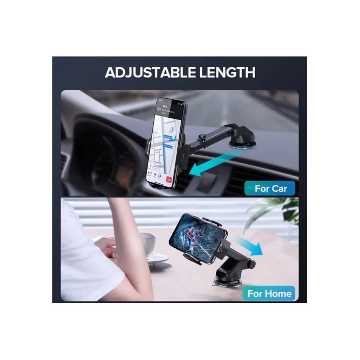 GENERICO - Soporte de teléfonos para autos camiones