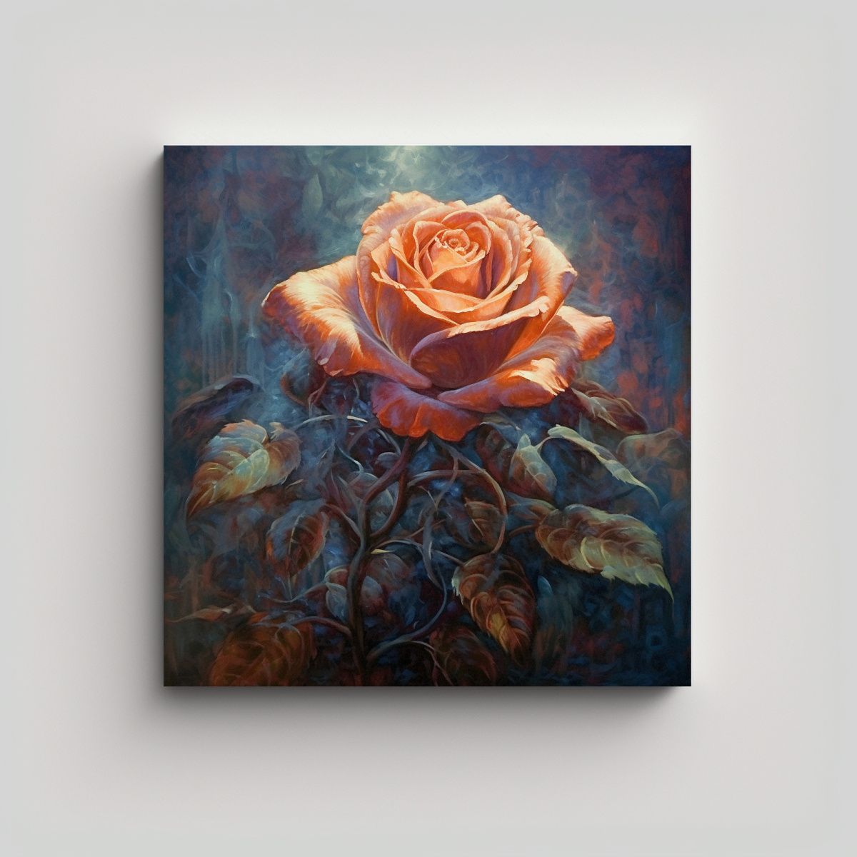 GENERICO - Cuadros Decorativos Rose Combinación Perfecta 50x50 Cm