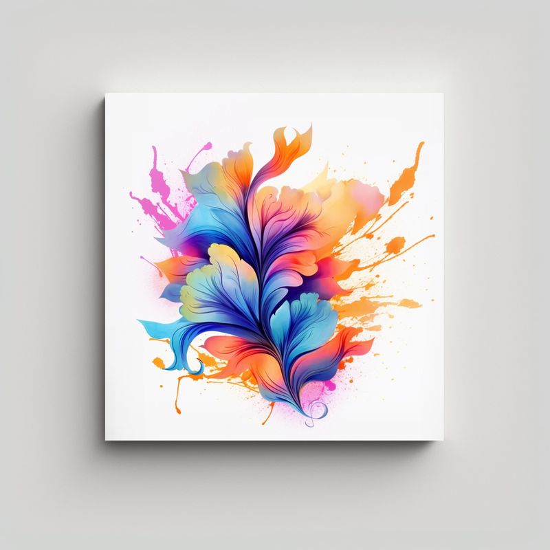 GENERICO - Composición Dinámica Avaz Flores Elegantes Y 50x50 Cm