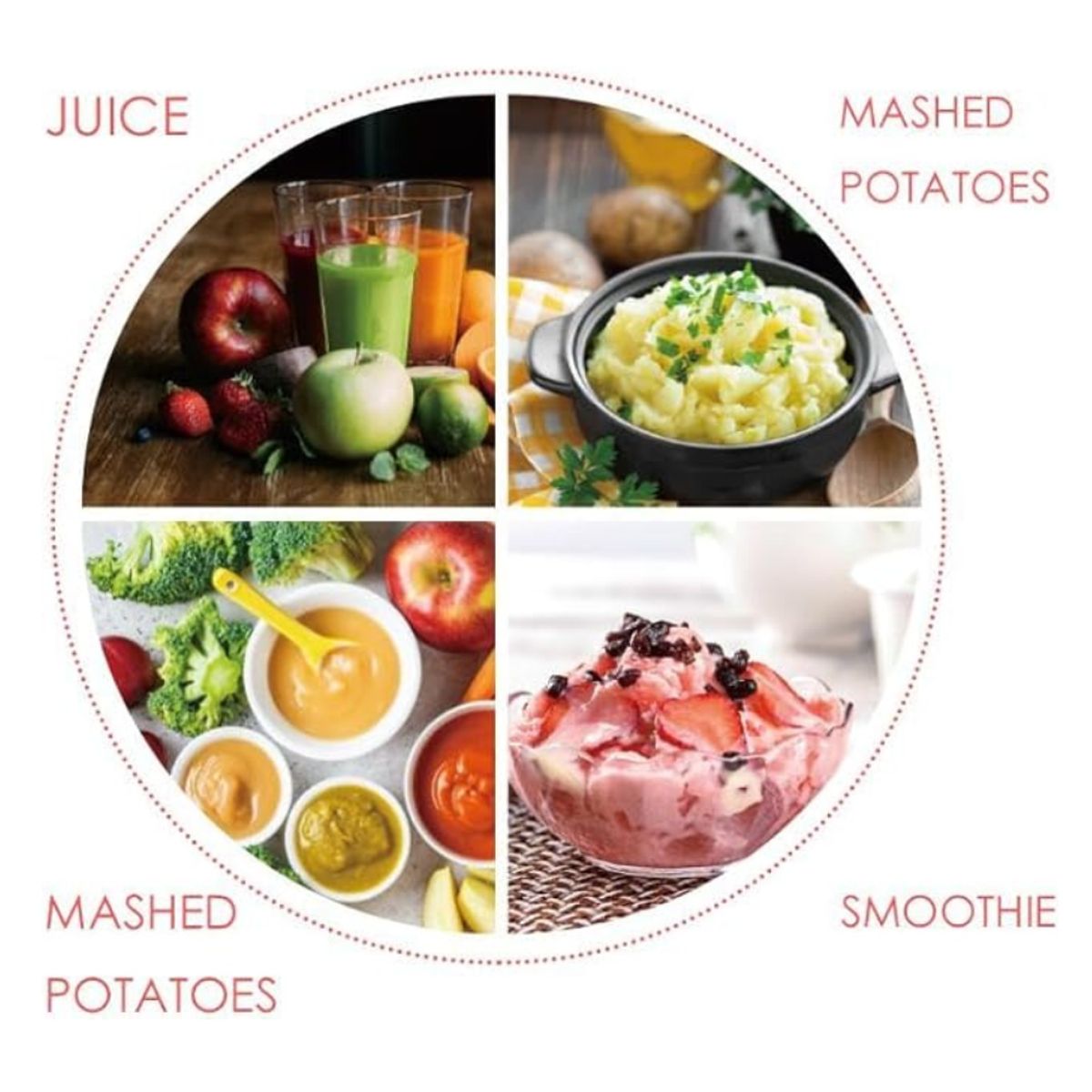 RAF - Mezcladora De Bebidas Eléctrica De Acero Inoxidable 1000w