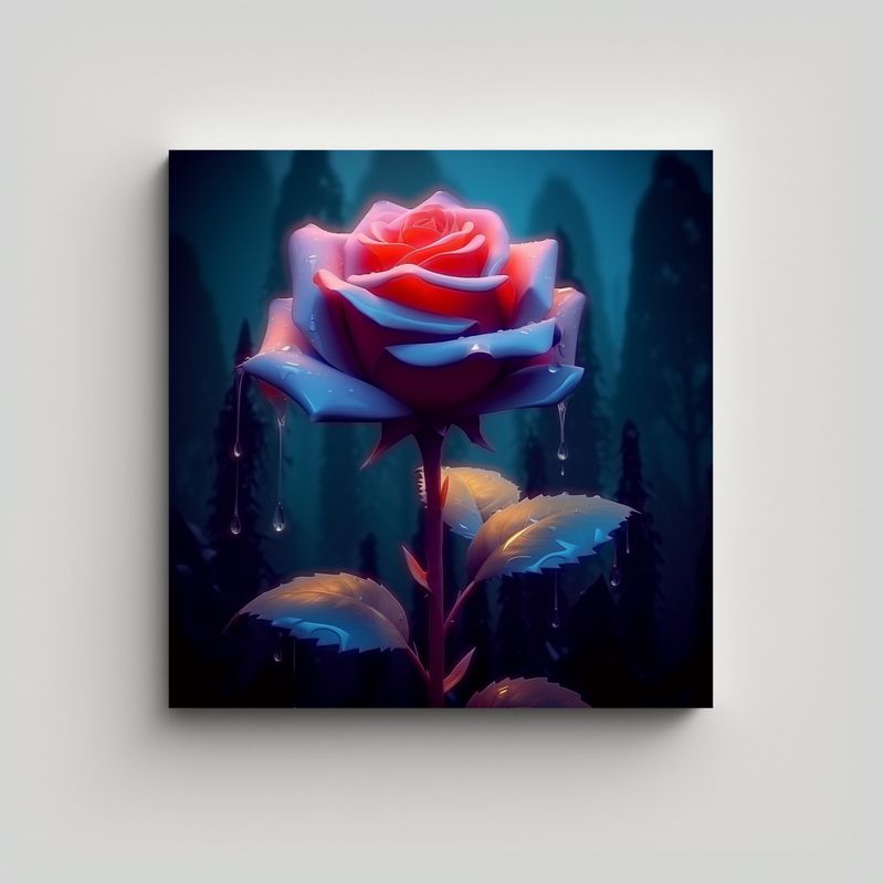 GENERICO - Cuadro Decorativo De Lienzo Con Diseño De 80x80 Cm