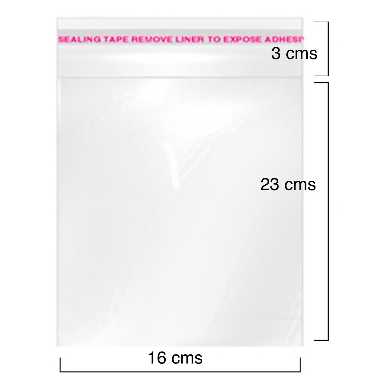 GENERICO - 50 Bolsas De Celofán 70 Micrones, 16 x 24 Cms. Resellables