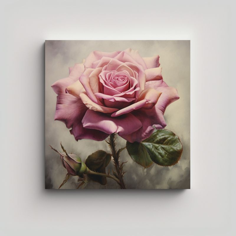 GENERICO - Cuadro Decorativo Tela En Bastidor Calidos Regalo 60x60 Cm