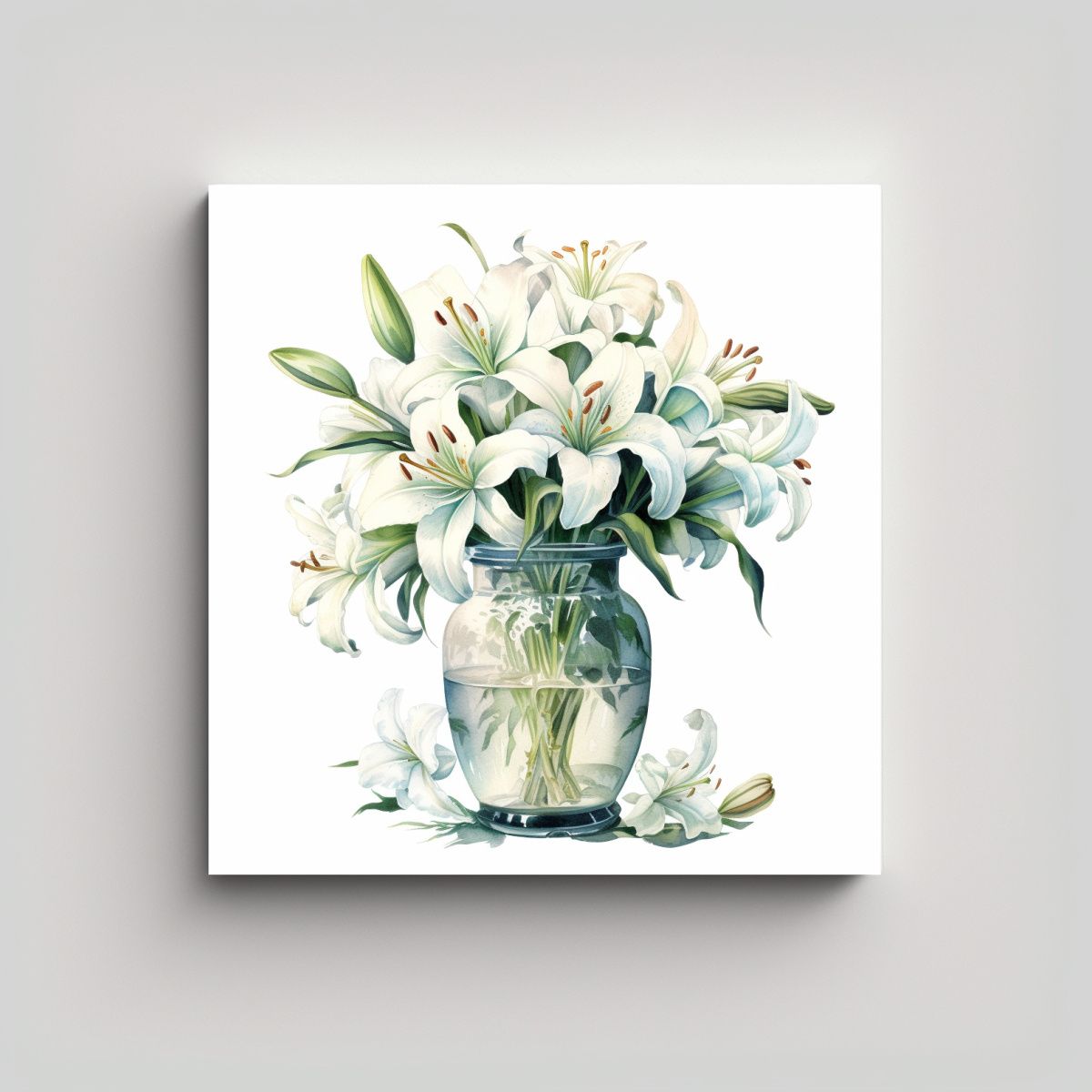 GENERICO - Diseño Resistente De Vase De Lilli Clipart 40x40 Cm