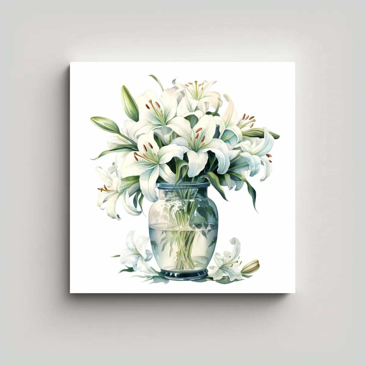 GENERICO - Diseño Resistente De Vase De Lilli Clipart 40x40 Cm